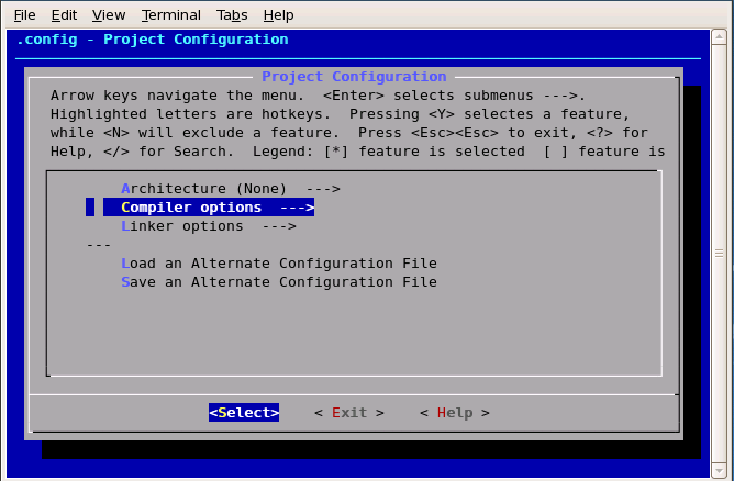 Kconfig configurator